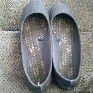 Blue womans flats